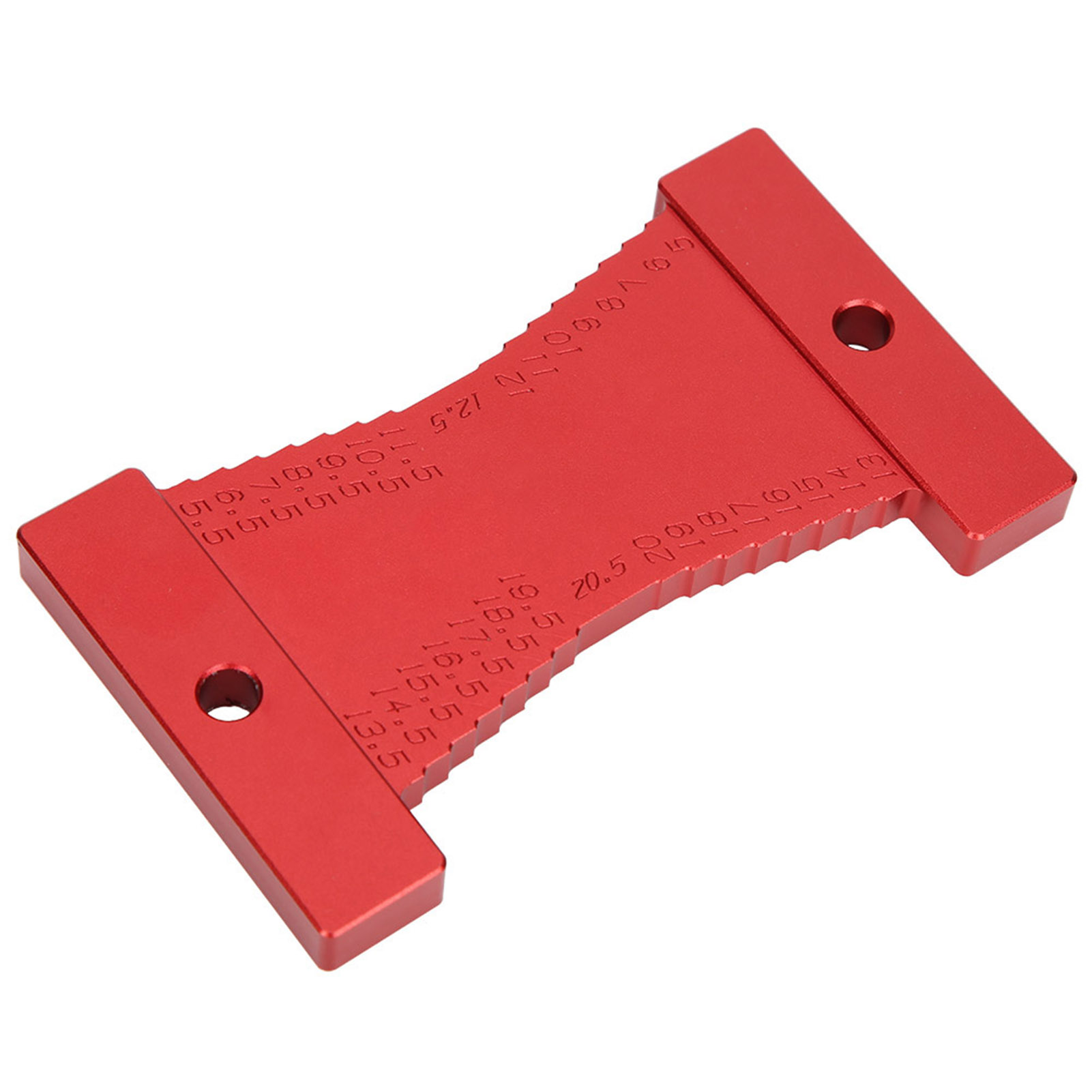 Hochpräziser Höhenmesser Aus Roter Aluminiumlegierung Für Frästische Und Kreissägen, Messlineal 5/20,5 Mm
