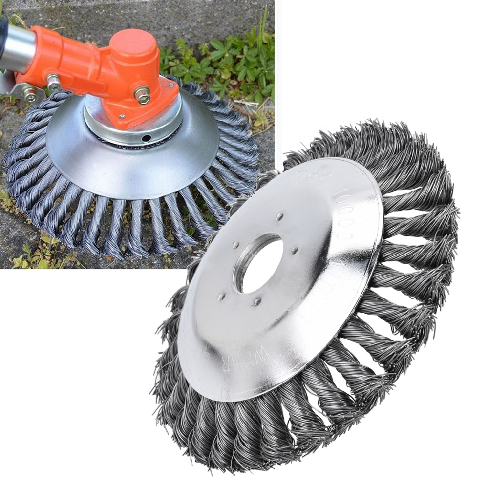 Bürste, Drahtbürste, Edelstahl-trimmerkopf, Reinigungswerkzeug Für Den Garten (200 Mm)