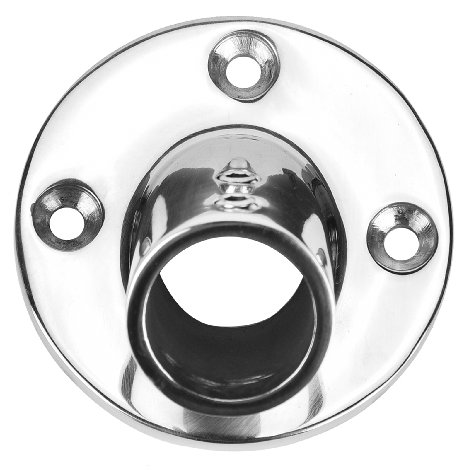 60 Grad Rundsockel Edelstahl Marineboot Handlauf Befestigungsmaterial Zubehör (22mm)