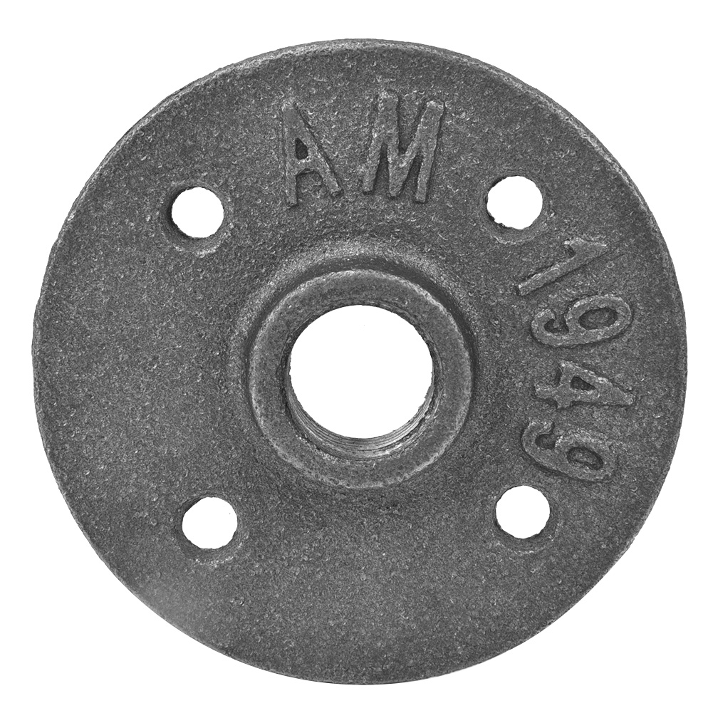 10 Stück Dn15 4-loch Wandflansch Gusseisen Gewindeflansch Sockel Fittings Hardware Werkzeug