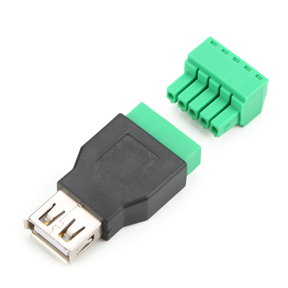 2 Stück Quicklink Lötfreier Typ A Buchsen-usb-anschlussadapter Konverter