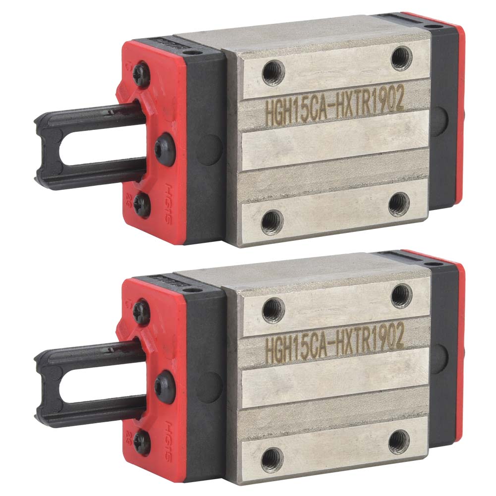 2 Stück Hgh15ca Mini-linearführungsschienenblock-gleitlager-stahlgleitblöcke