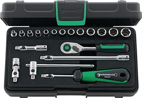Steckschl.-Grt. 1/4' 22tlg. 40/13/6QR - Stahlwille