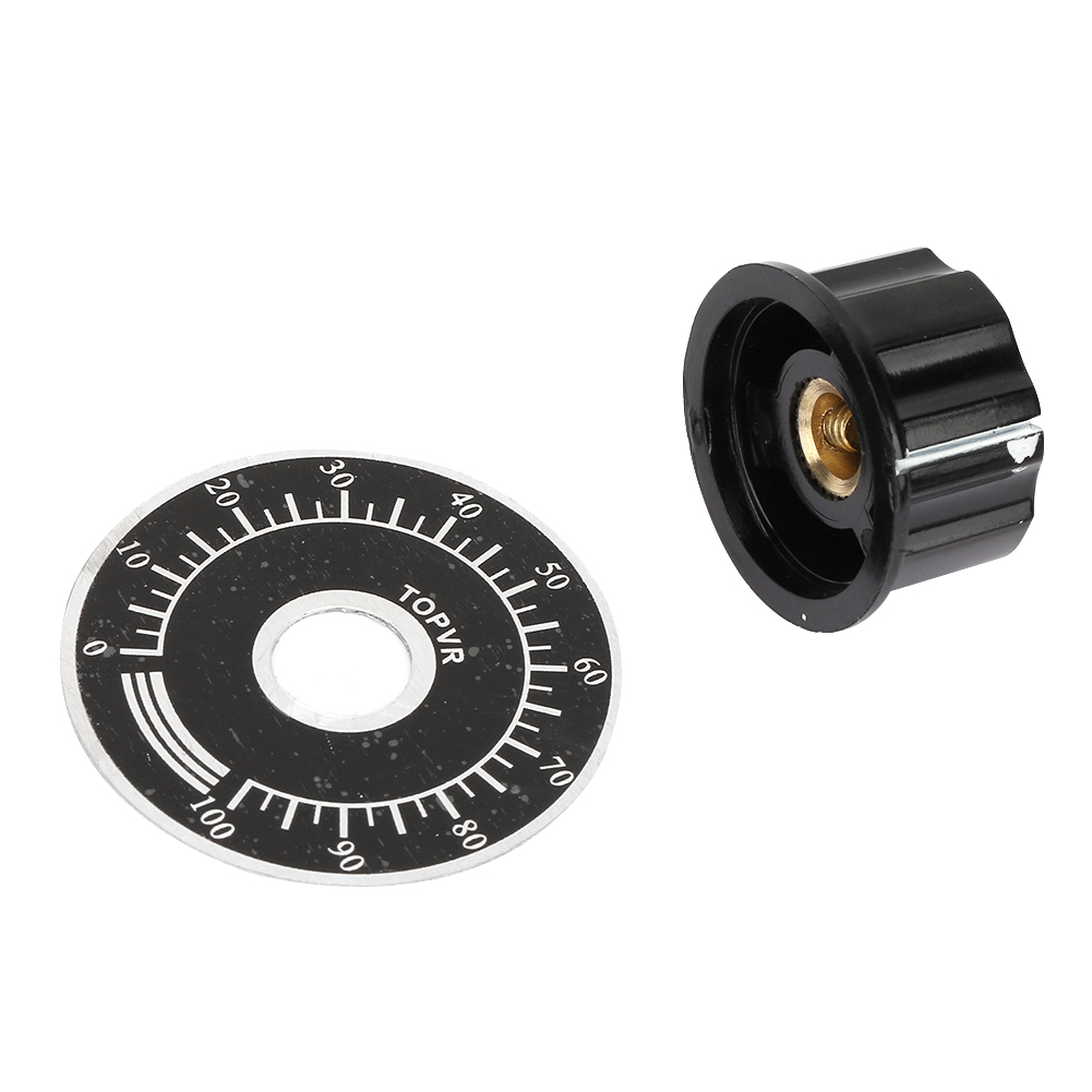 Mf A03 Potentiometer Mit Gerändelten Knöpfen, Lautstärkereglerkappe, Digitaler Skala Und Skala