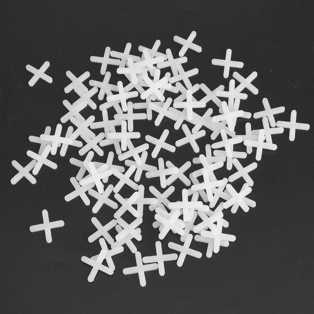 2000 Stück Keramikfliesen-abstandshalter, Kreuz, Kunststoff, Fliesen- Und Klempner-wiederverwendbares Nivelliersystem, 3 Mm