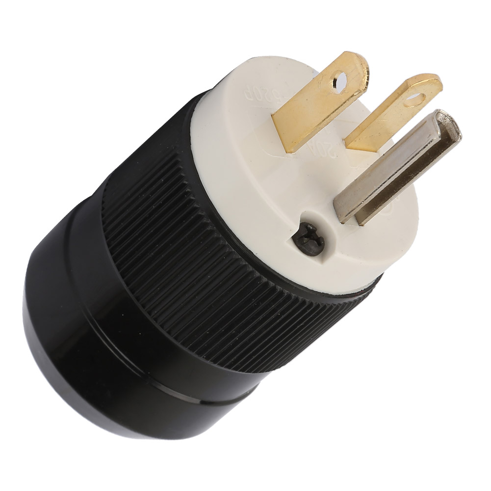 125v Us-netzstecker, Wasserdicht, Industriequalität, 3-poliger Netzstecker (20a 125v)