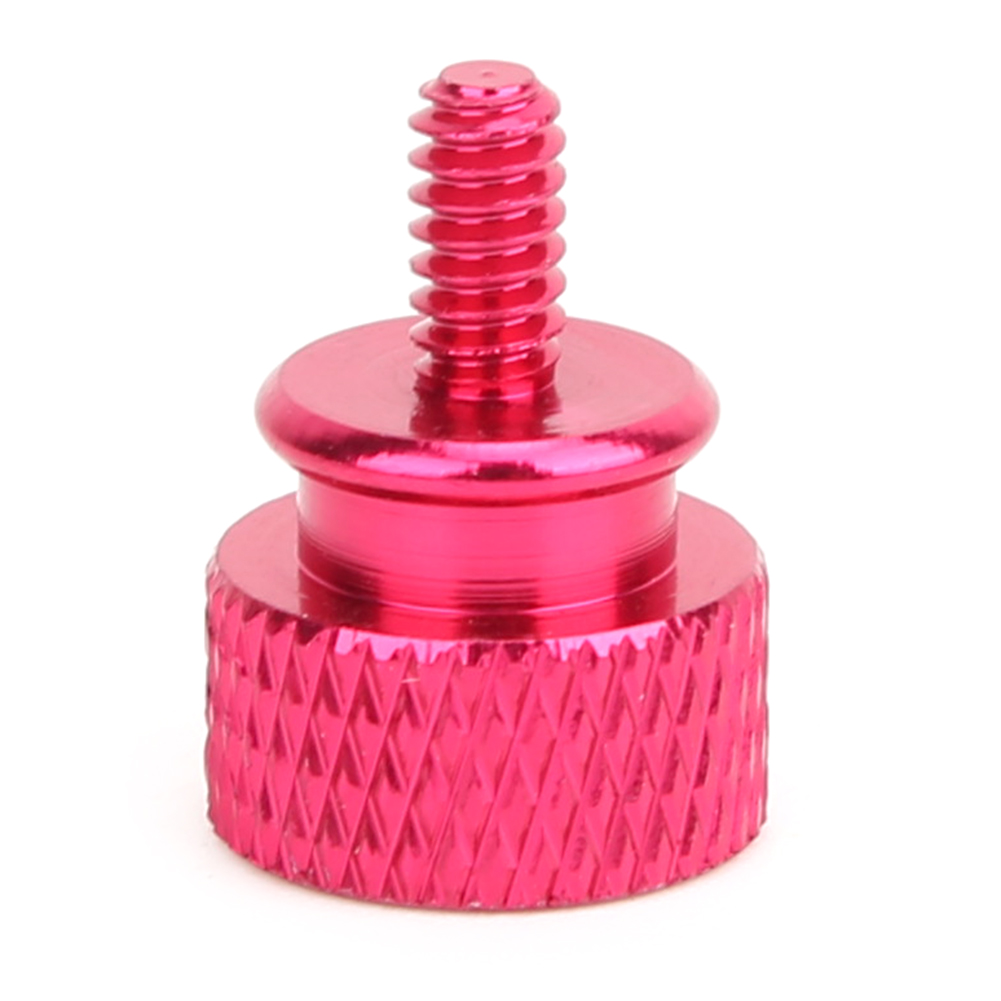 20-teiliges Set Handfester Schrauben Aus Aluminiumlegierung, Rändelschrauben, Anodisch Oxidiert, 6-32 Zähne (pink)