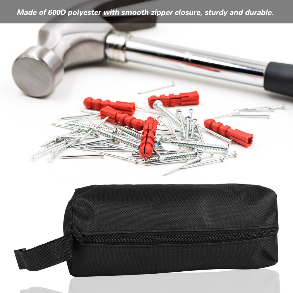Multifunktionale Werkzeugtasche Aus Canvas Mit Reißverschluss Für Zangen, Schrauben Und Reparaturwerkzeuge