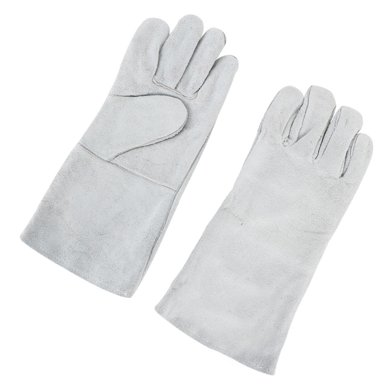 1 Paar Schweißerhandschuhe, 35 Cm, Hitzebeständig, Separate Finger, Hitzebeständige Handschuhe, Werkzeug Für Schweißarbeiten
