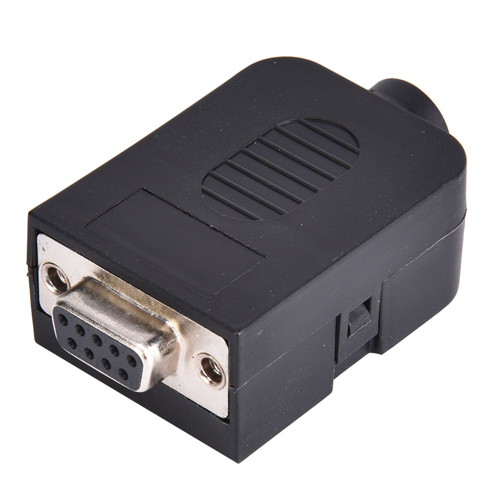 2 Stück Db9 9-poliger Schraubanschluss-seriell-auf-klemmen-buchsen-adapter Mit Gehäuse