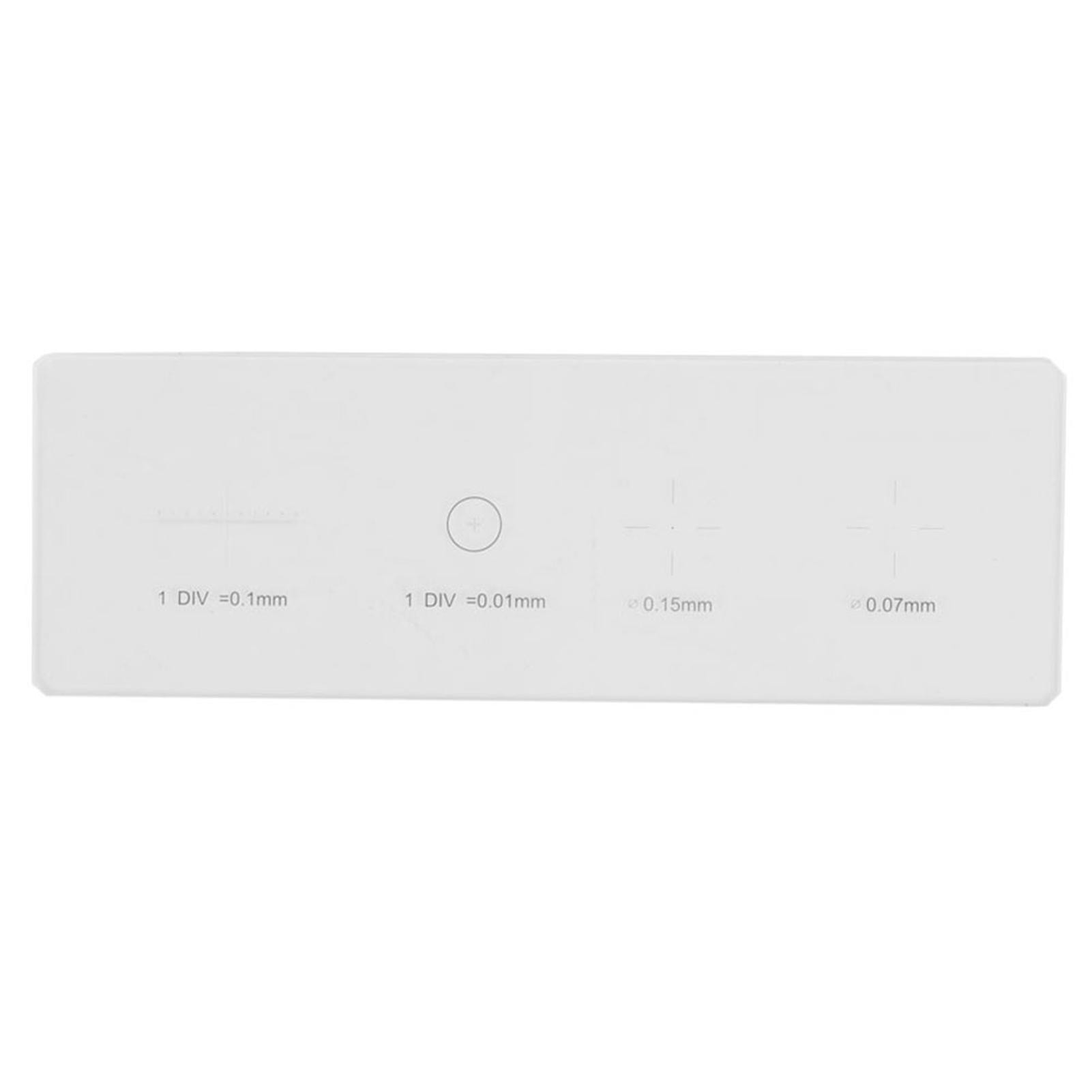 Mikroskopobjektiv-mikrometer-kalibrierobjektträger, Objekttischmikrometer Div 0,01 Mm