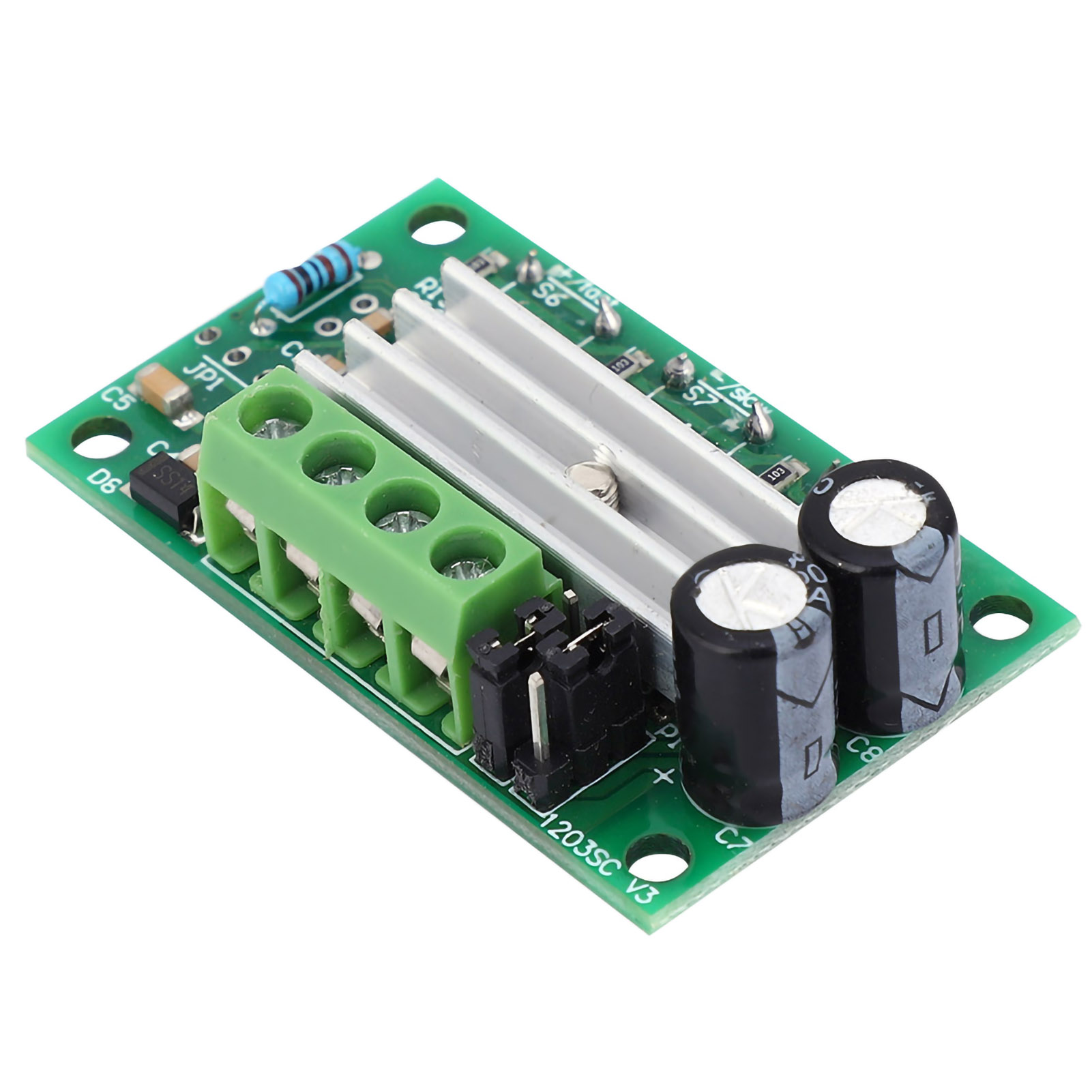 Drehzahlregler Für Gleichstrommotoren (pwm-reglermodul) Mit Drucktaster, 6 V, 12 V, 24 V, 2-tasten-drehzahlregler
