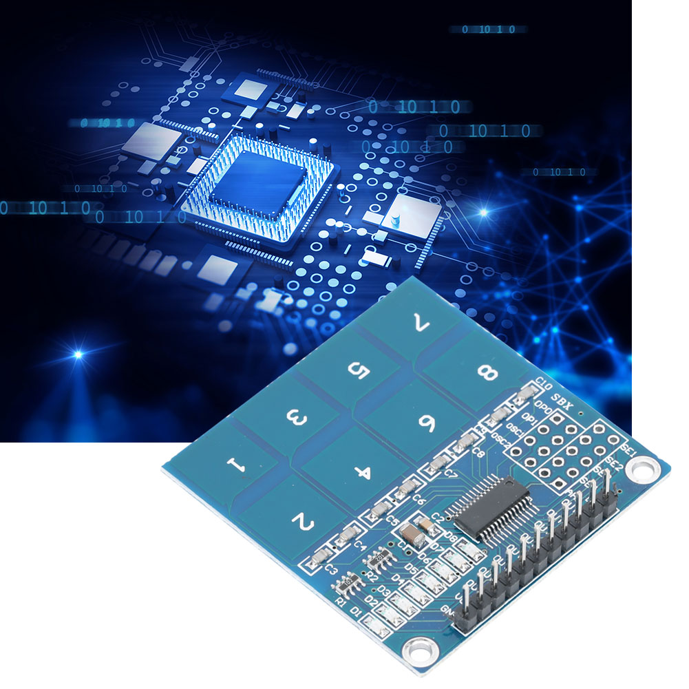 2 Stück Digitales Touch-sensormodul Ttp226 Kapazitiv 8-kanal Elektrische Geräte