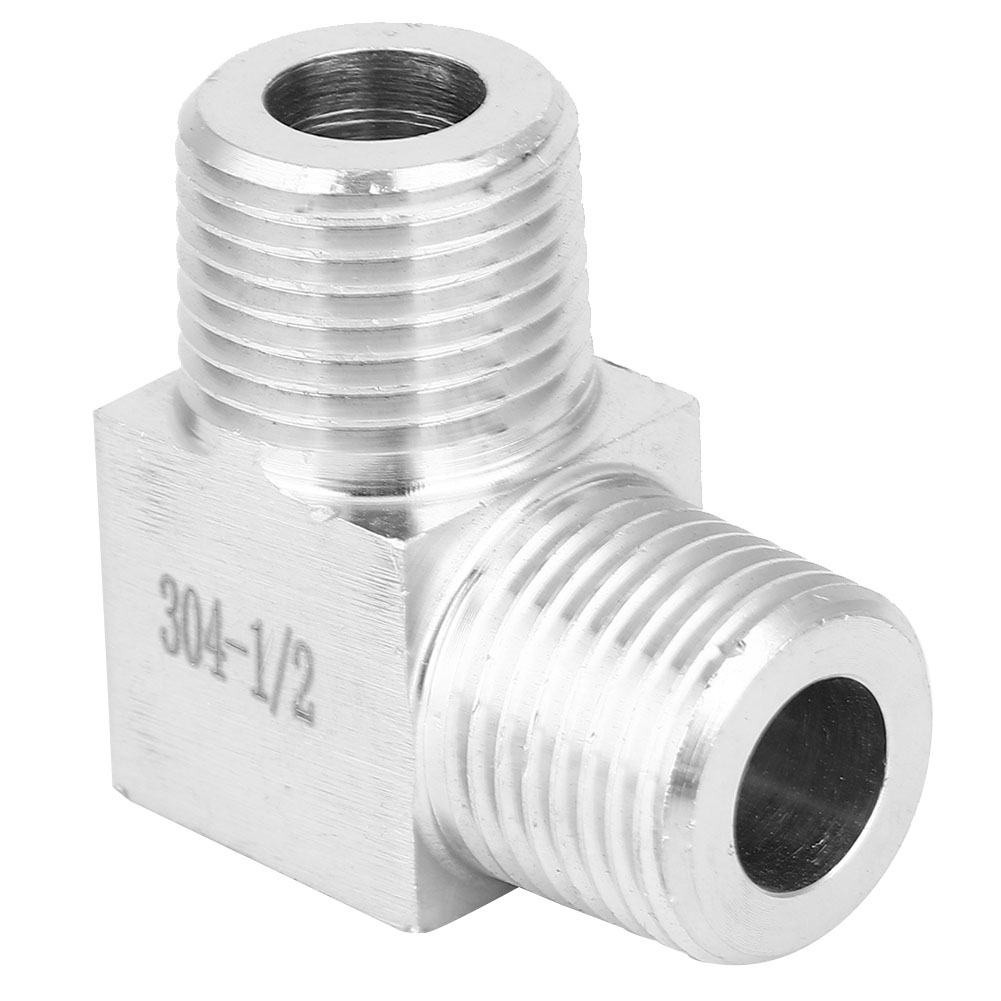 Bspt-rohrverbinder, Außengewinde Auf Außengewinde, 90°-winkel, Edelstahl 304, 1/2 Zoll