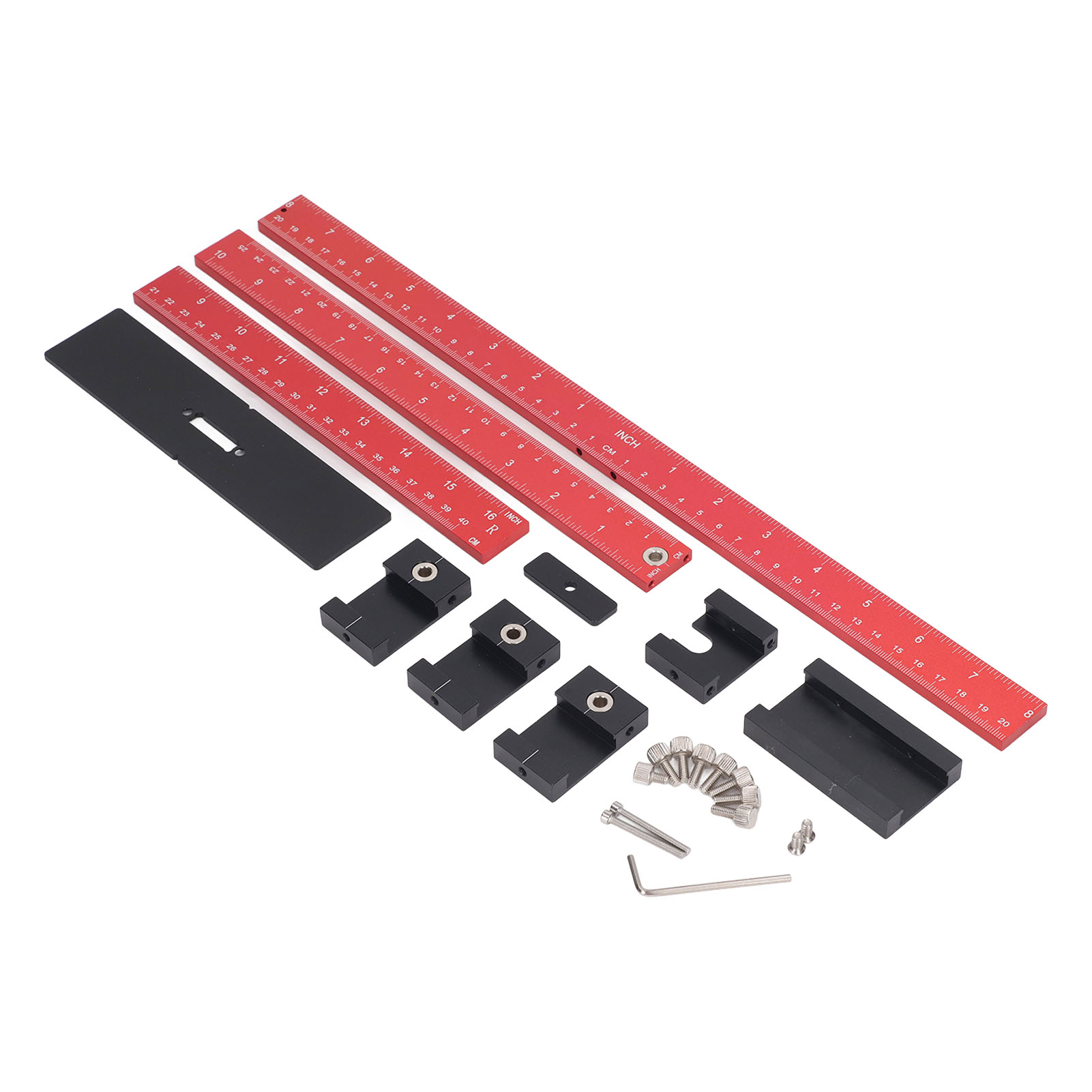 Hardware-bohrschablone, Verlängerte Version, Aluminiumlegierung, Schrankbeschlag-bohrschablonen-werkzeug Für Die Holzbearbeitung