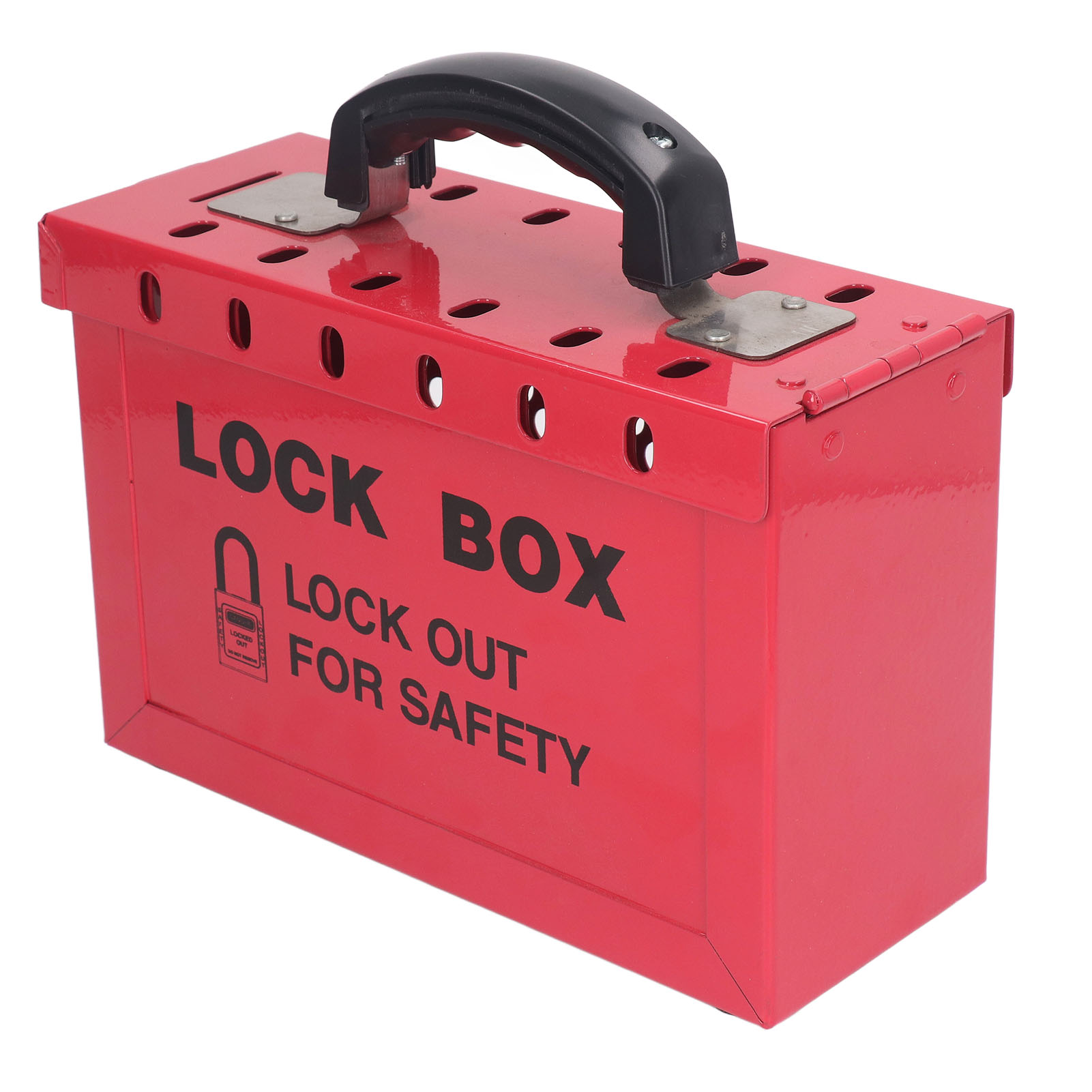 Tragbarer Lockout-tagout-kasten, Sicherheits-lockout-tagout-gruppe, 13 Gauge, Lockout-tagout-gruppen-verschlusskasten Für Osha-konformität