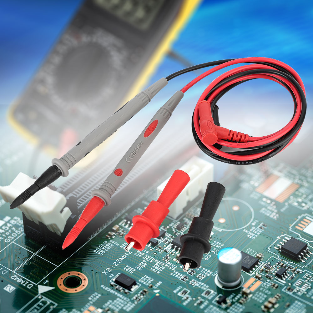 Pt1006 Digitalmultimeter Mit Krokodilklemmen-prüfspitze, 1000 V, 20 A, Messleitung (90 Cm)