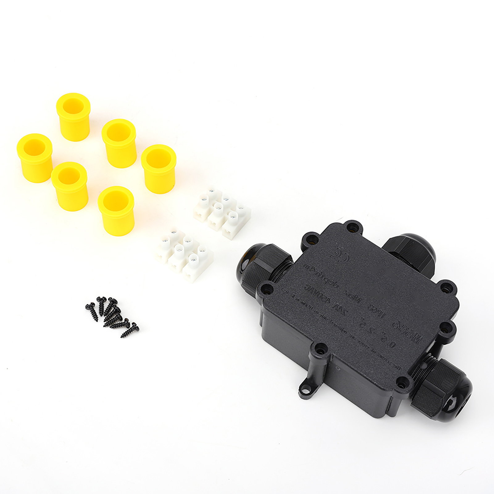 Ip68 Wasserdichter Kunststoff-anschlusskasten M686 Für Außenkabel, 3-wege-elektroanschlusskasten Typ T