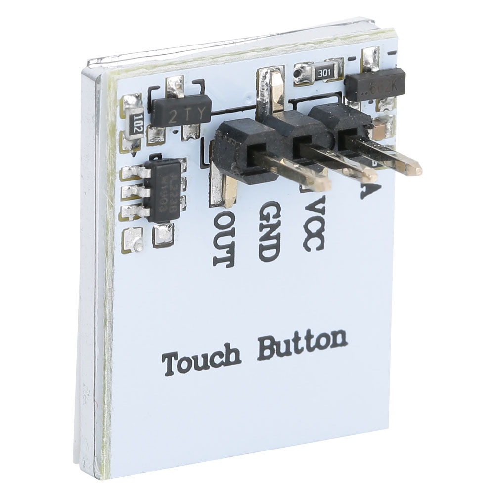 2 Stück Httm 2,7v-6v Kapazitives Anti-interferenz-touch-schaltermodul (rot)