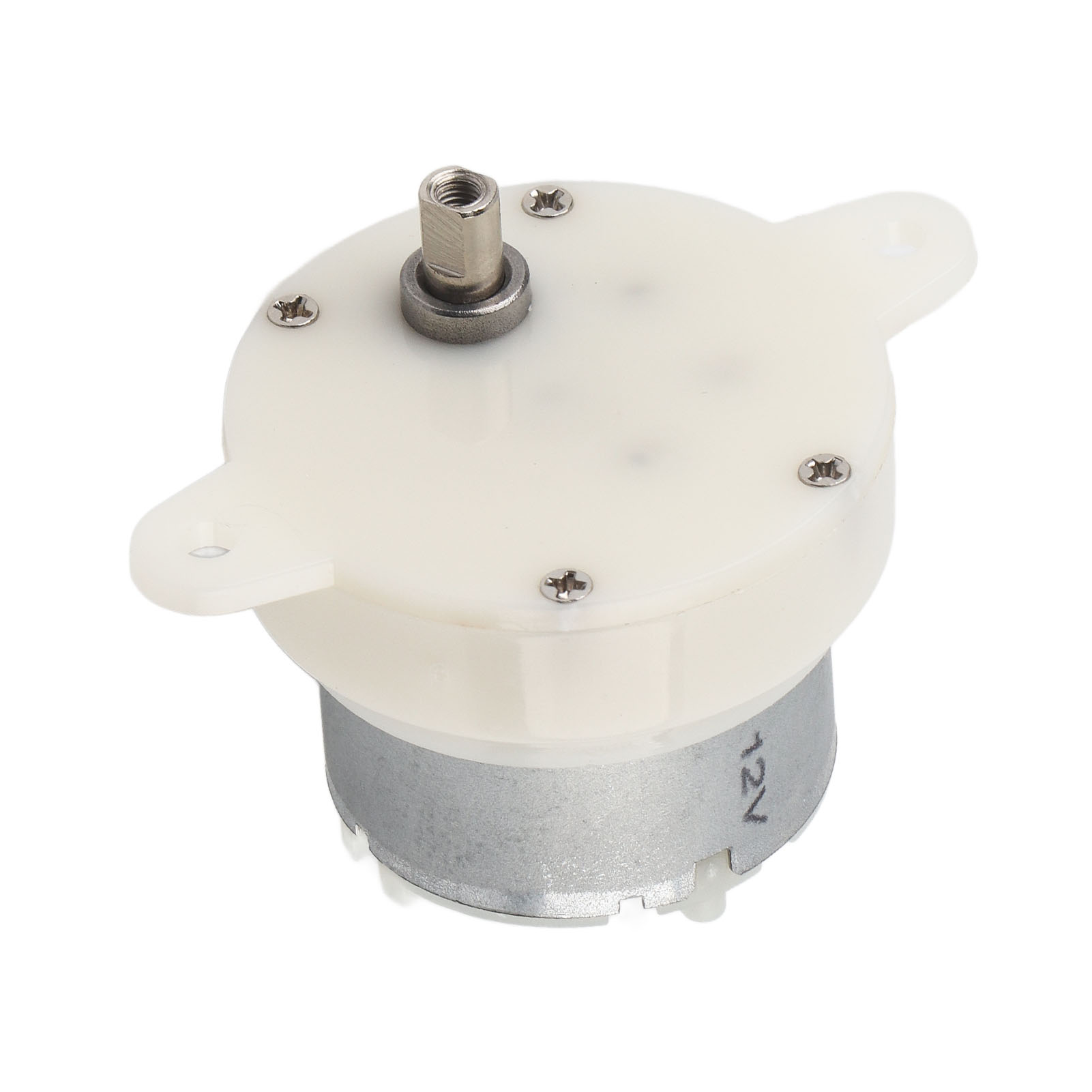 12v Langsamlaufender Kleinmotor Mit Getriebegehäuse, Geräuscharmer Gangrotation