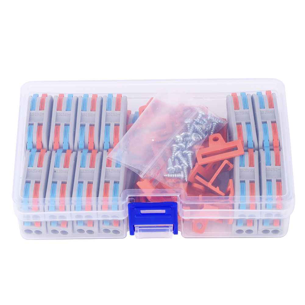 48-teiliges Verdrahtungsverbinder-set, 2-polig, 11–28 Awg, Pct-2-2, Mit Halterungsschrauben