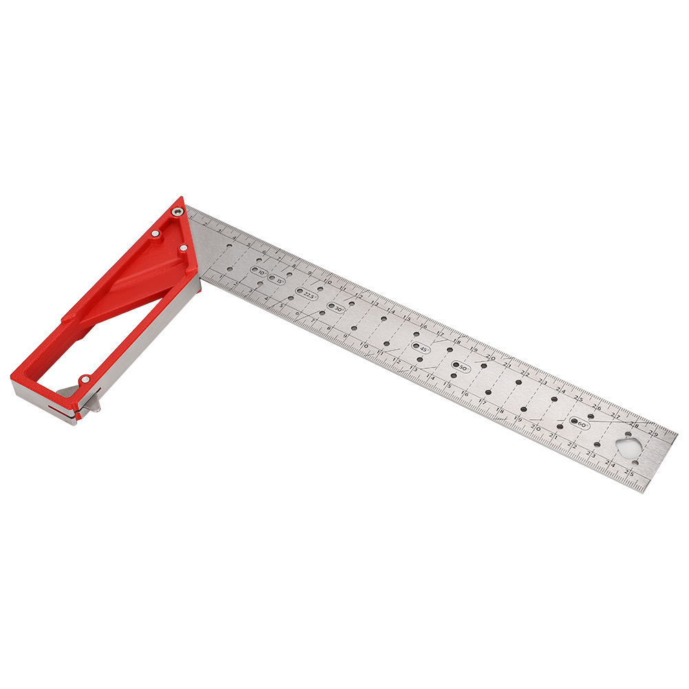 30 Cm Edelstahl-winkelmesser 45°/90° Winkelmesser Für Holzbearbeitungsarbeiten Für Vielfältige Zwecke