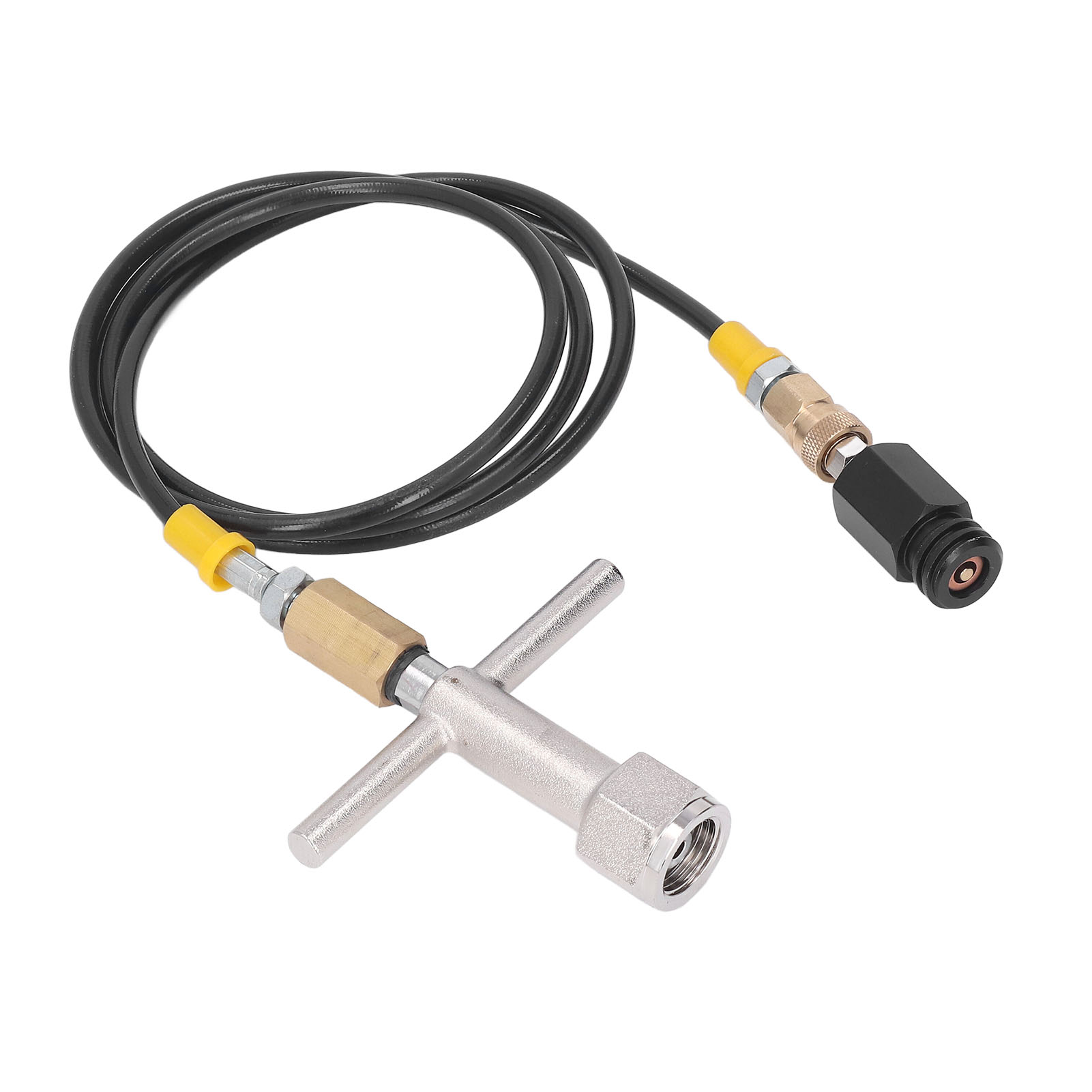 Direktadapter Für Wassersprudler Mit Hochdruckschlauch Für Co2-flaschenzylinder Cga320 Auf Tr21-4