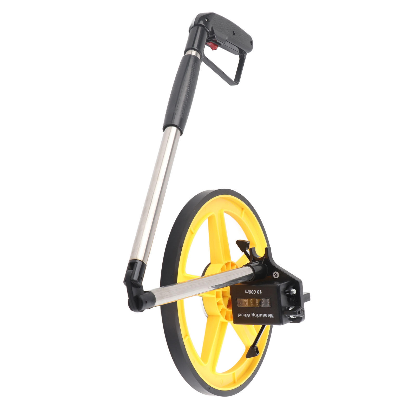 Mechanisches Entfernungsmessrad 9999 Fuß, 10 Cm Genauigkeit, Distanzmessrolle Mit Led-beleuchtung, Großes Mechanisches Rad