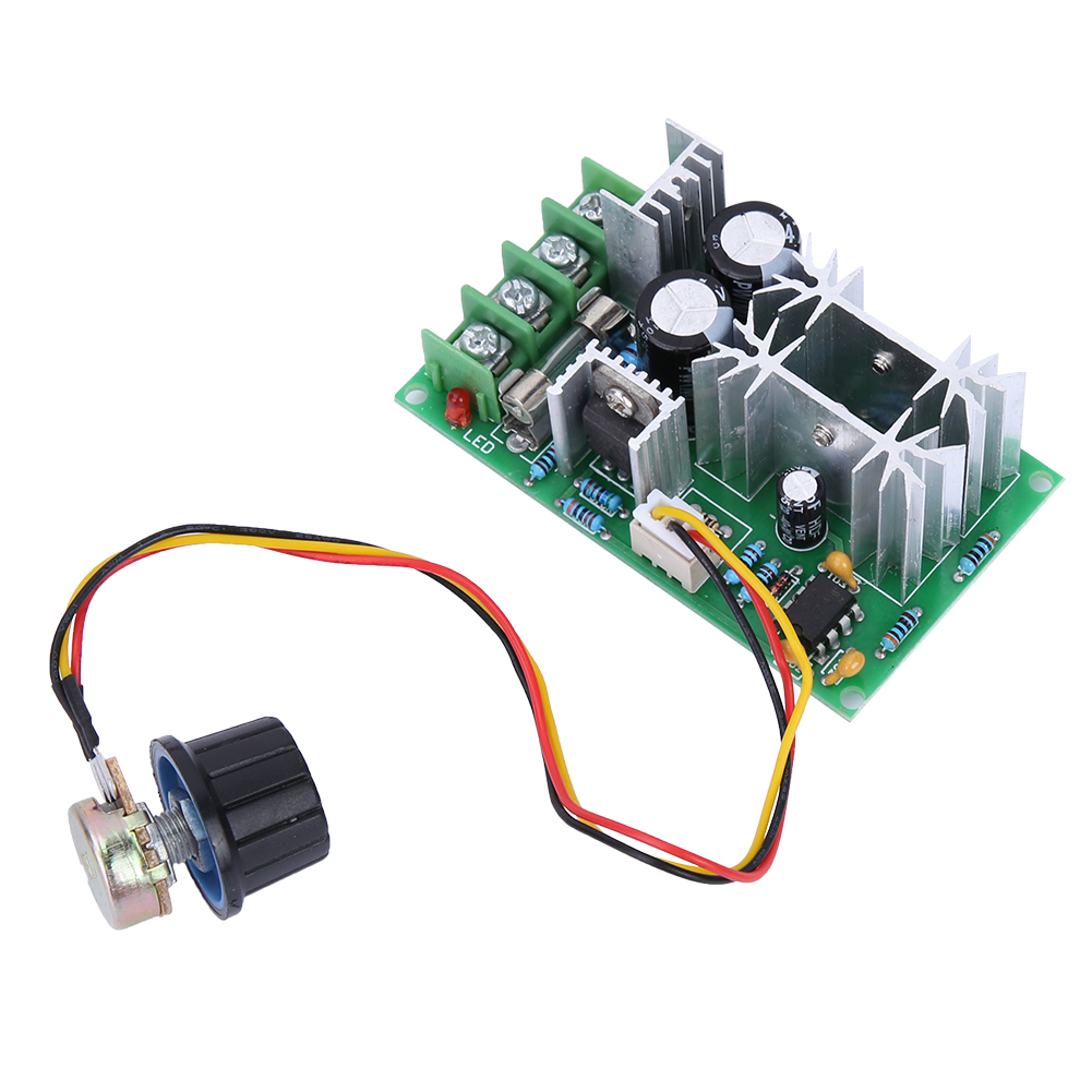 Dc 9-60v 20a Dc Elektromotor-drehzahlreglerplatine Pwm-motordrehzahlregler