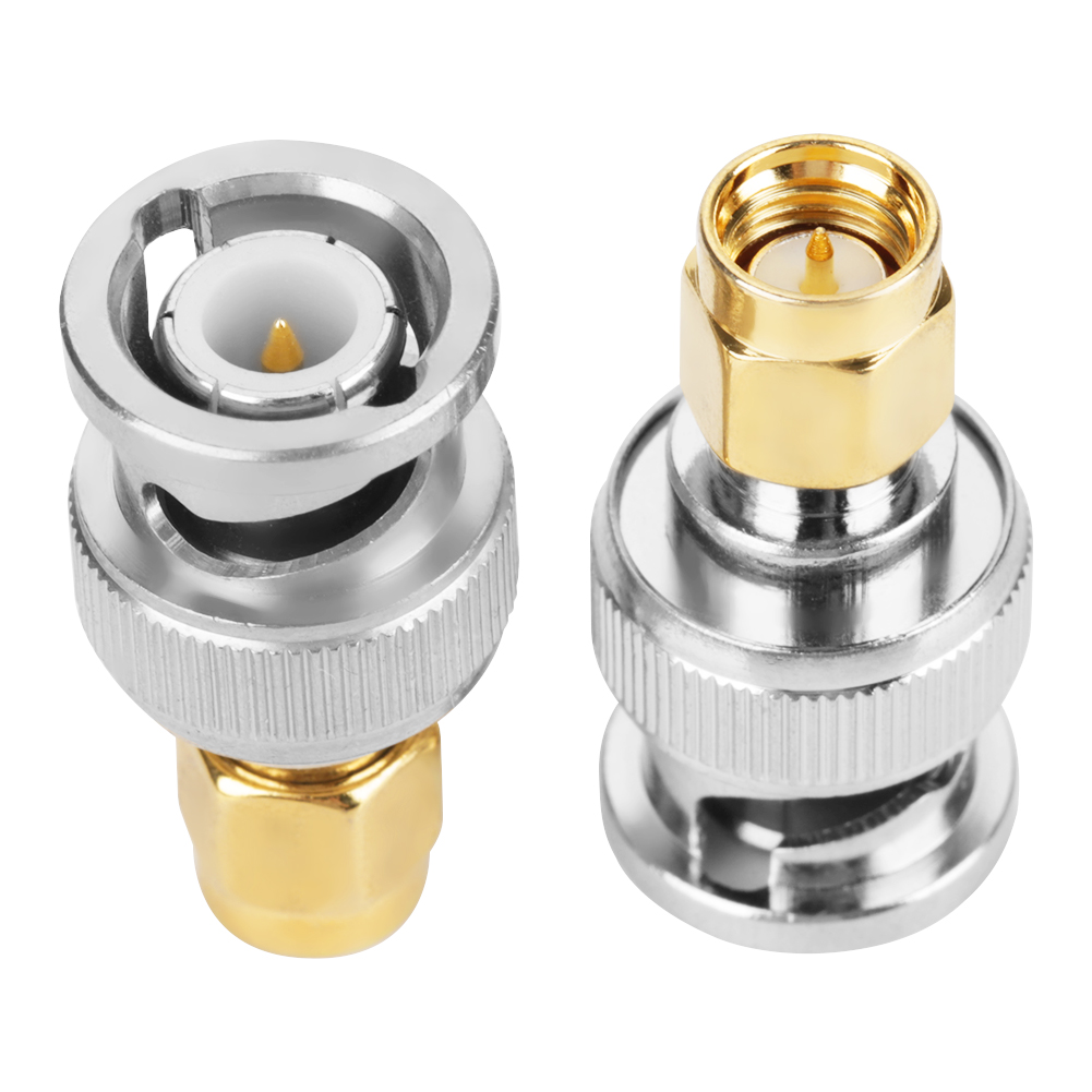 2 Stück Bnc-stecker Auf Sma-stecker Adapter Testkonverter