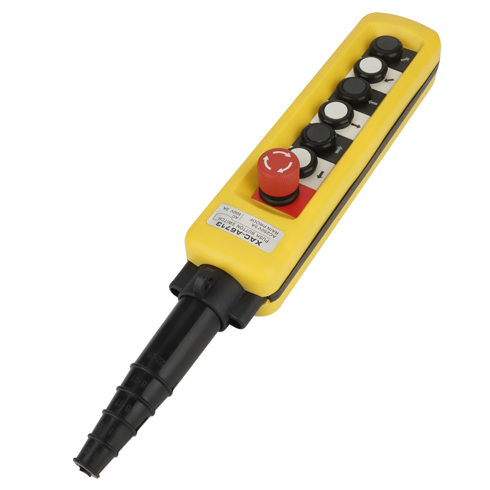 Krankettenzug-drucktaster-hebevorrichtung Mit Regensicherem Controller Und Not-aus-schalter