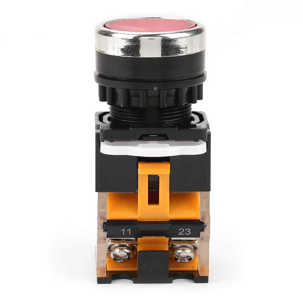 Selbstverriegelnder Roter Flachkopf-drucktaster La38-11bnzs(la38-11s)