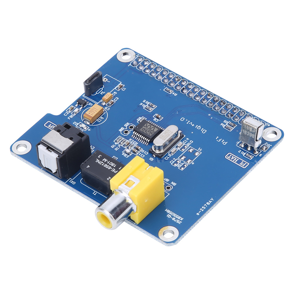 Für Raspberry Pi 3/2b Hifi Digi Digital Soundkarte I2s Spdif Erweiterungsplatine Glasfasermodul