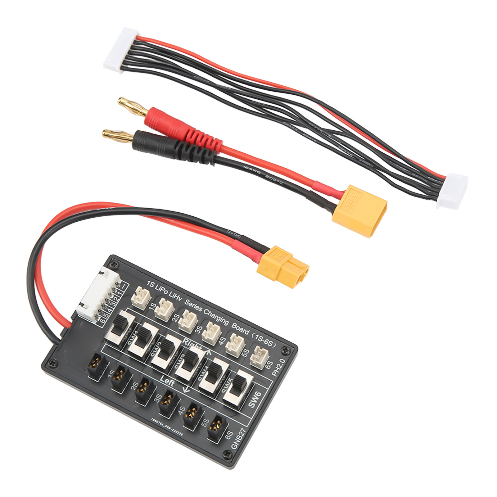 1s-akku-parallelladeplatine Für Lithium-akkus Mit Xt60-stecker