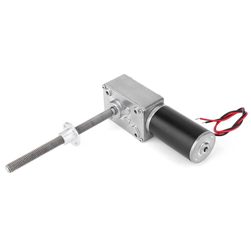 Schneckengetriebemotor Mit M8-gewinde, Doppeltem Kugellager, Untersetzungsverhältnis 50