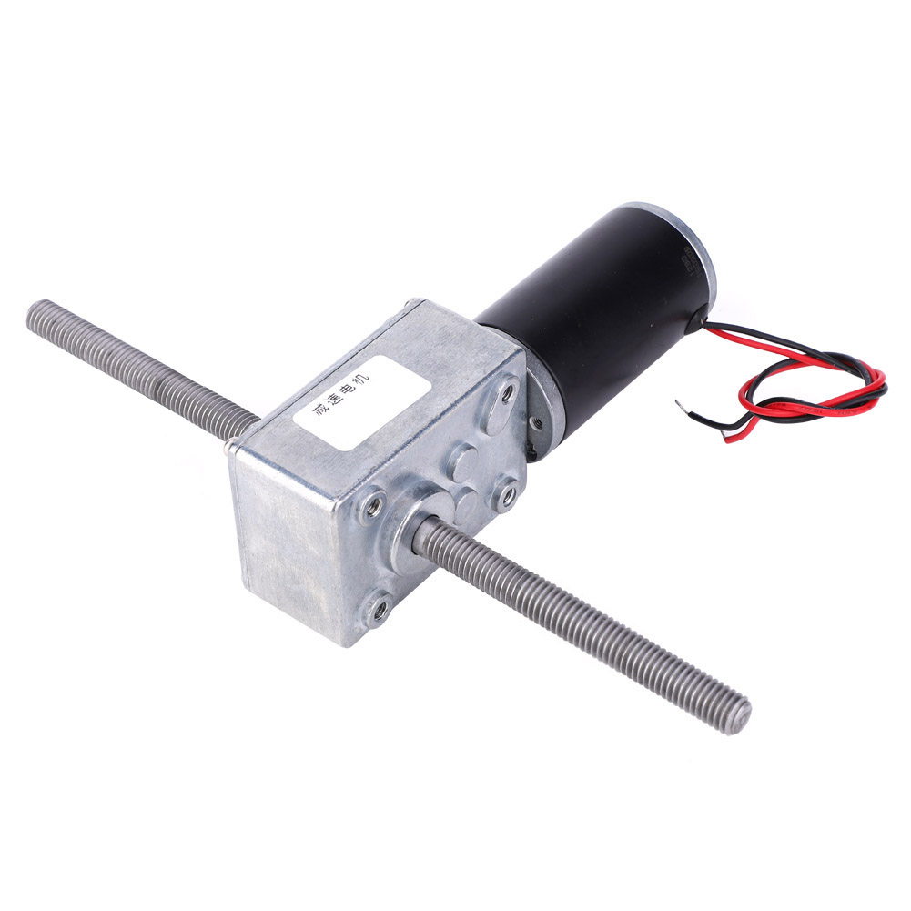 12v Doppelwellen-metallgetriebe-turbo-schneckengetriebemotor M8 Gewinde290