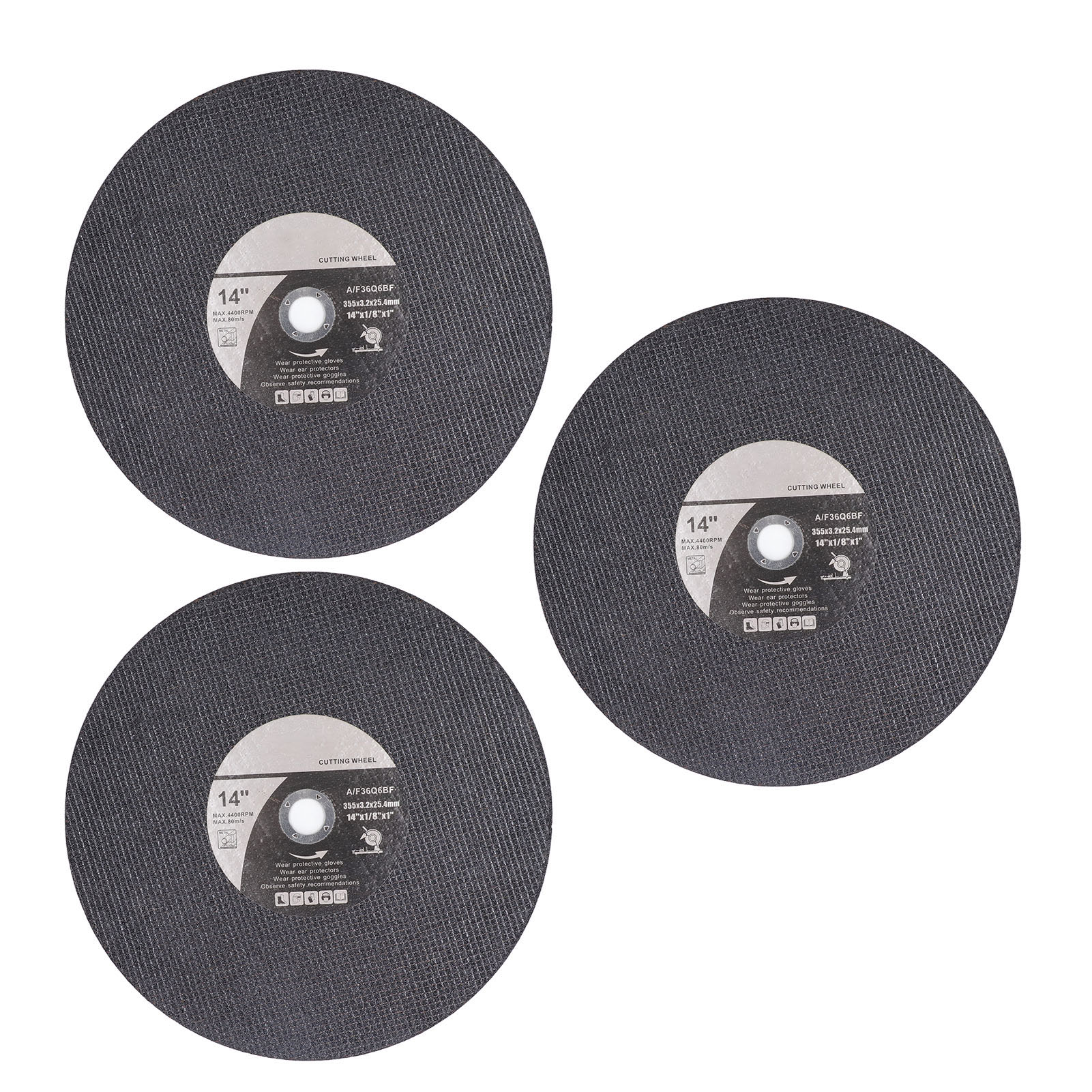 3-teiliges Trennscheiben-set, Schleifscheibe, 355 Mm Außendurchmesser, 25,4 Mm Innendurchmesser, Sägeblatt Für Winkelschleifer