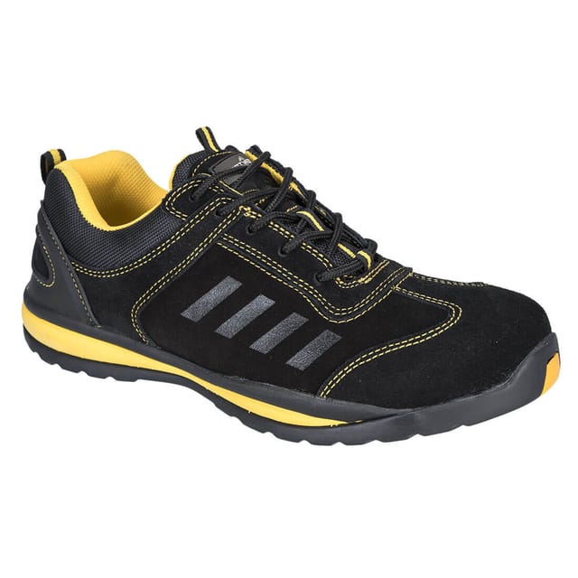 Trainer-Schuh Portwest Lusum - Größe 36 - S1P hro Steelite - FW34BKR36