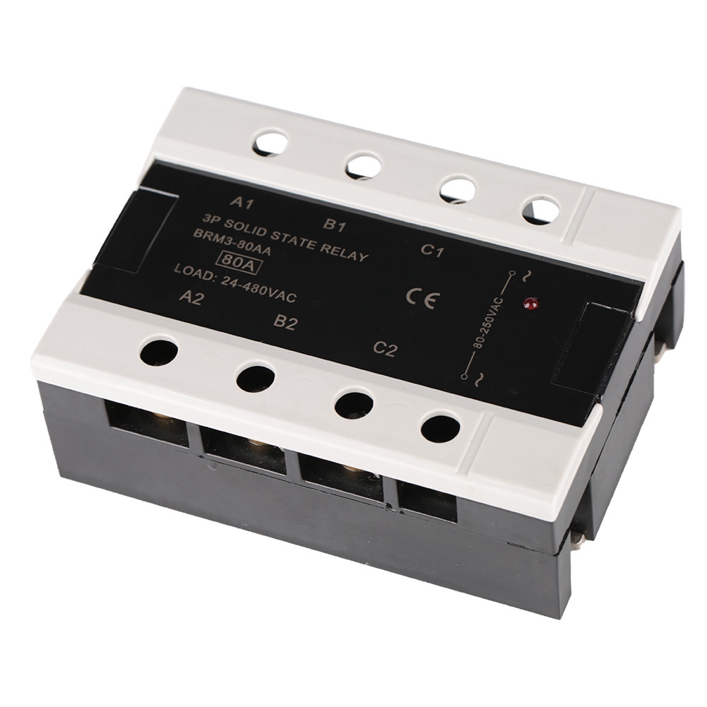 Last 24-480vac Dreiphasen-halbleiterrelais (brm3-80aa)