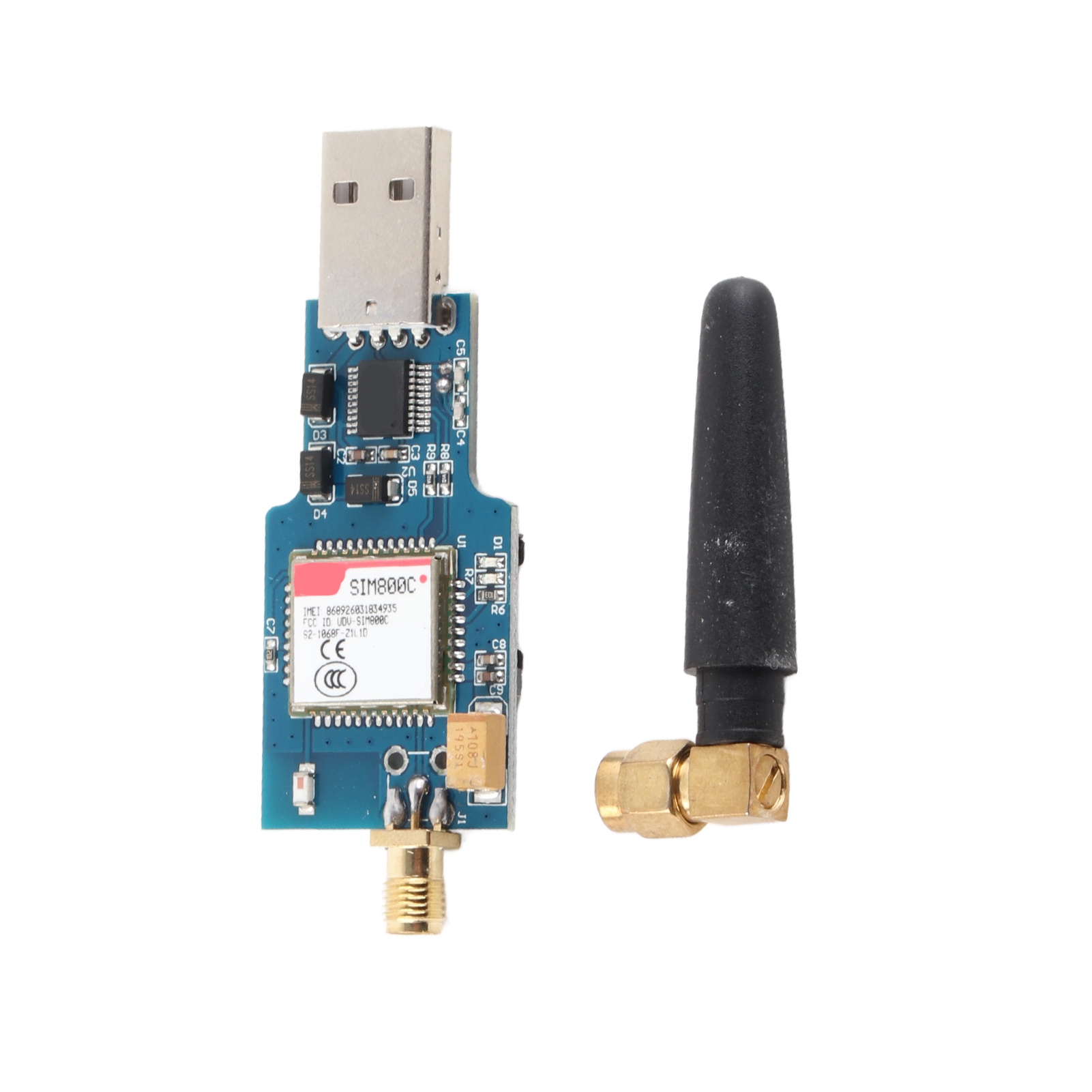 Vierfrequenz-gsm/gprs-sim800c-usb-zu-gsm-seriell-modul Mit Bluetooth-funktion