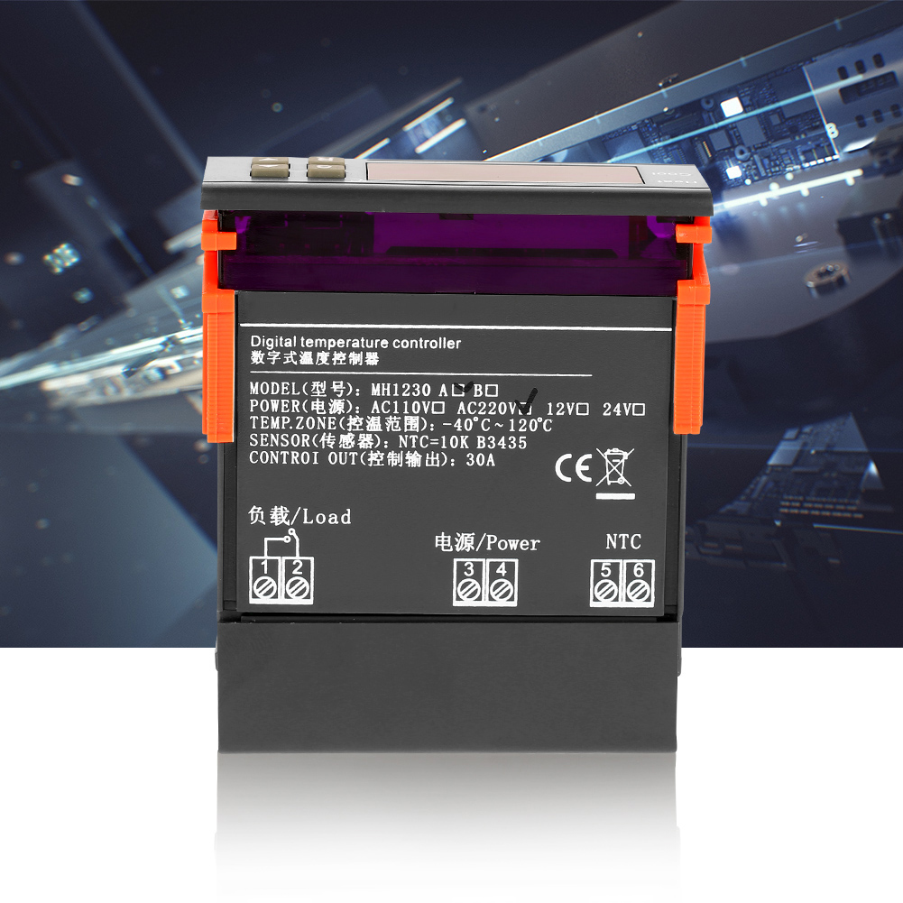 30a Mh1230a Ac220v Digitaler Temperaturregler Für Kälte- Und Heizungsanlagen
