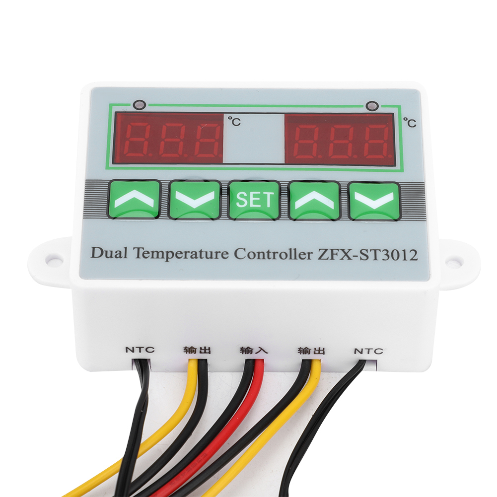 Zfx-st3012 Intelligenter Digitaler Temperaturregler Mit Dual-display, Elektrischer Mikrocomputer-thermostat (24 V)