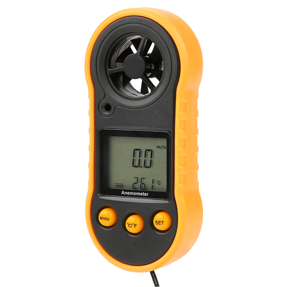 Gm818 Lcd Digital Anemometer Handwindmesser Luftgeschwindigkeitsmesser