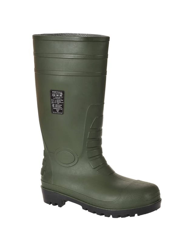 Wellington S5 Sicherheitsstiefel Grün 45