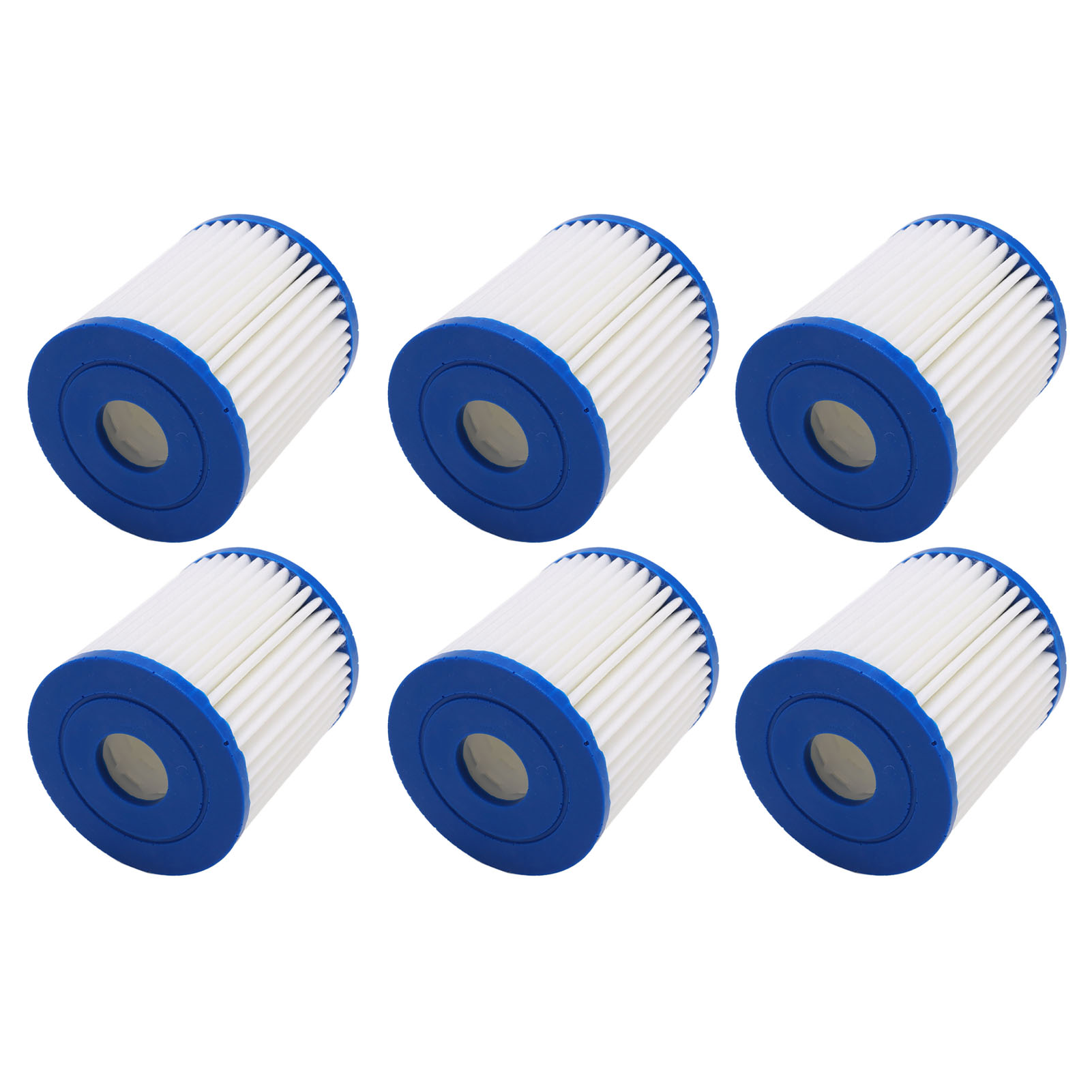 6-teiliges Set Mit Ersatz-wasserpumpenfilterkartuschen Für Schwimmbäder Aus Polyester