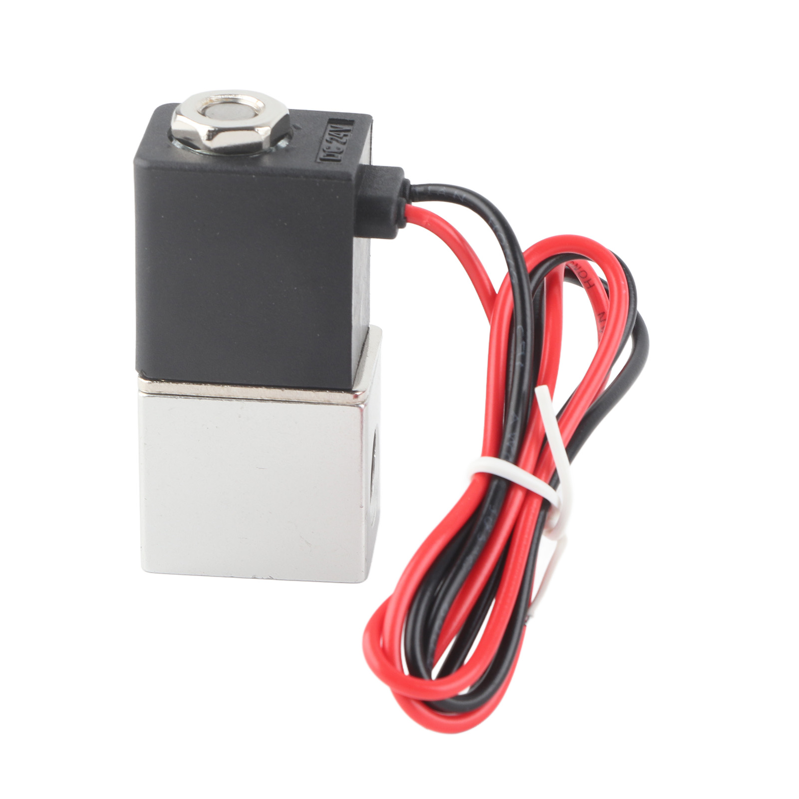 24v Dc Schnell Ansprechendes Elektrisches Magnetventil, 2 Positionen, 2-wege, Luft, Wasser, Öl, G1/4