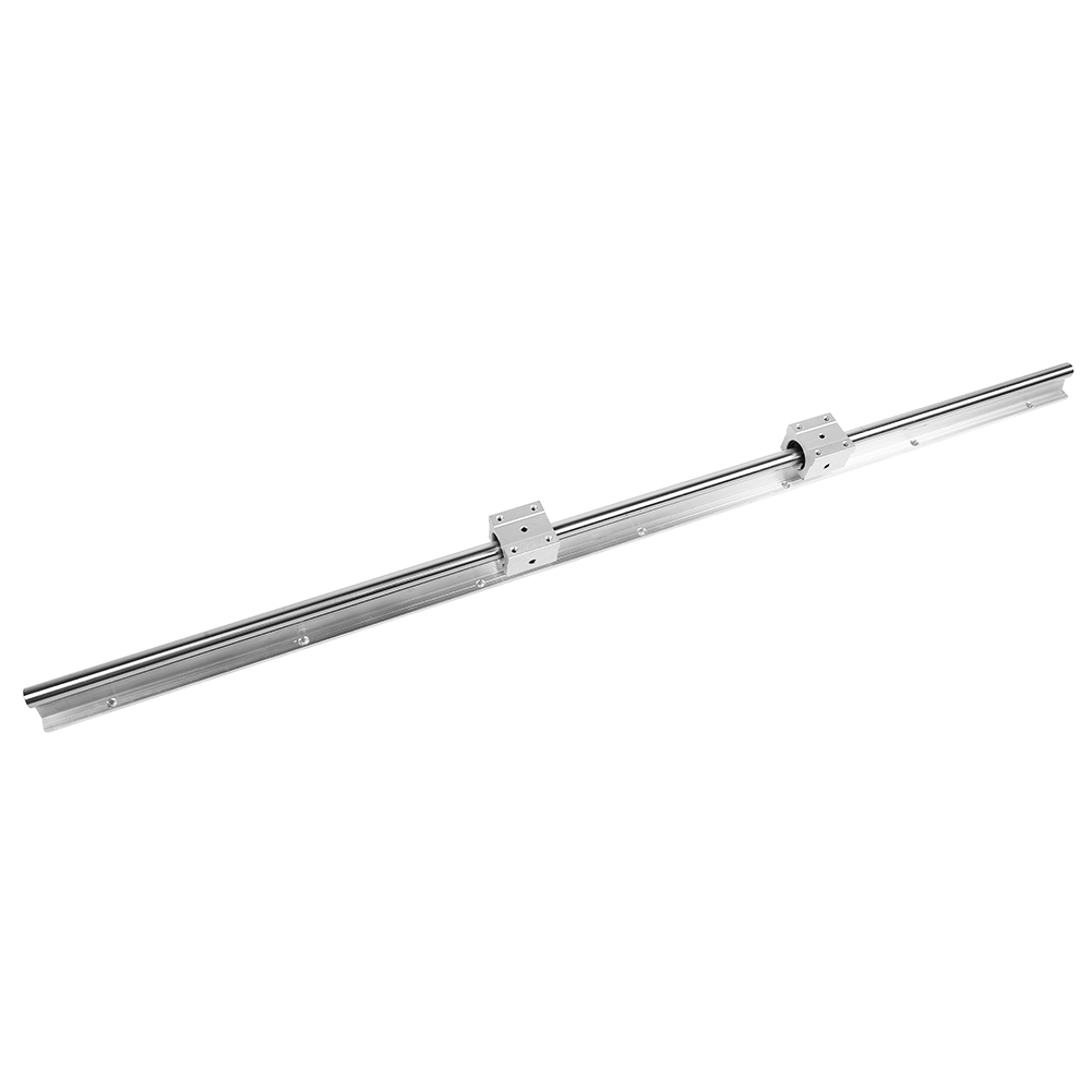 2 Stück Sbr16-1000 Mm Linearführungswelle, 4 Stück Sbr16uu Lagergleitblock