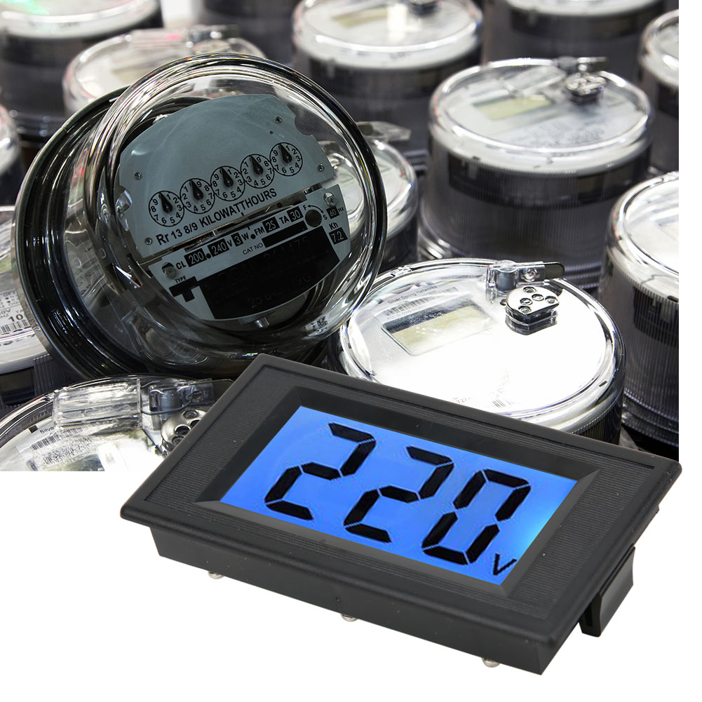 Yb5135d Lcd-zweidraht-digitalvoltmeter Mit Wechselspannungsanzeige, Messbereich Ac 80–500 V