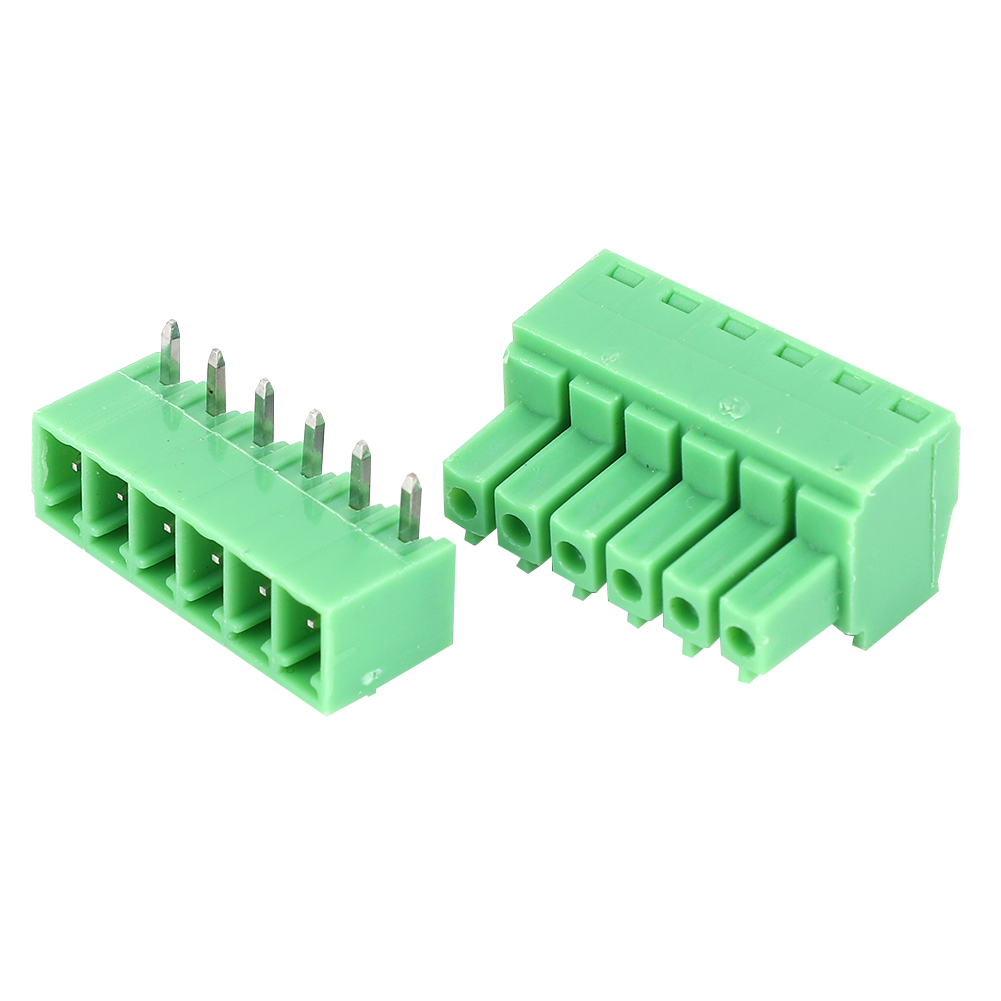 10 Paare 6-polige Schraubklemmen 15edg 3,81 Mm Rastermaß Stecker/buchse Steckbar