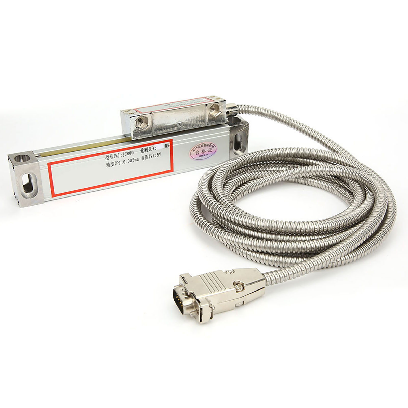 Lineare Skala Für 2ae/3ae-achsen, Digitale Positionsanzeige (dro), Aluminium-druckguss, Ableser, Lineare Skala 5 Μm 150 Mm